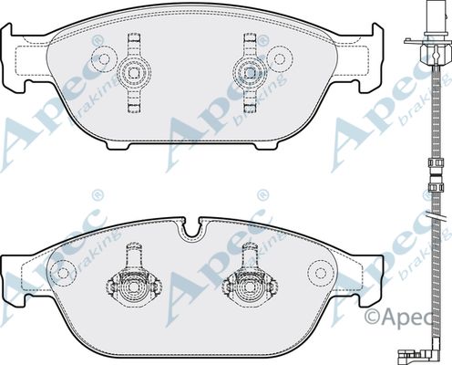 APEC BRAKING Jarrupala, levyjarru PAD1784